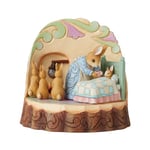 Enesco Figurine Mrs Rabbit and Bunnies sculptée par cœur – Beatrix Potter par Jim Shore