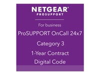 Netgear Prosupport Oncall 24X7 Category 3 - Teknisk Support - Telefonsupport - 1 År - 24X7