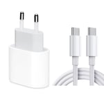 Samsung Snabbladdare - Adapter + Kabel 20W USB-C 2m Vit White