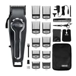 Wahl Elite Pro Cordless Hair Clipper, Men's Cordless Hair Clippers, Hair Clippers for Men, DIY Haircuts, Home Hair Cutting, Men’s Head Shaver, Buzz Cut, Fading, Secure Fit Premium Cutting Combs, Black