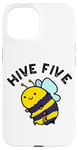 Coque pour iPhone 15 Hive Five Funny Bee Jeu de mots