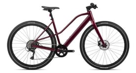 Velo de ville electrique orbea vibe mid h30 shimano acera 8v 250 wh 700 mm rouge metallic burgundy 2024