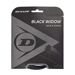 Dunlop 624849 Tennis String Black Widow 12 m Set 131 mm Adulte Unisexe, Noir