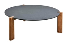 Brafab Domino salongbord Teak/mørk grå 90 cm