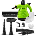 Handheld Steam Cleaner,Multi-Purpose Pressurized Hand Held Steamer with 9 Accessory Kit For Multi-Surface Sofa, Bathroom，Kitchen，Floor Steamer, Window, Counters, Carpets, Curtains, Car Seats