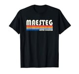 Retro Vintage 70s 80s Style Maesteg, United Kingdom T-Shirt