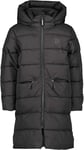 Didriksons Olivin Kids Parka Long Svart 130 CM - Fri frakt