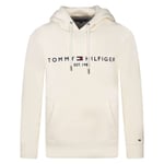 Sweat à capuche Tommy Hilfiger écru