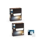 Philips Hue - 2x Aurelle Hue Panel 30x30cm + Hue Bridge - Bundle