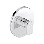 Duravit Tulum by Starck Mitigeur monocommande de douche encastré, robinet douche avec cartouche céramique, robinet salle bain, robinetterie, chromé