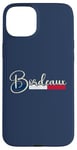 Coque pour iPhone 15 Plus Bordeaux Francia - Bordeaux Francia Script