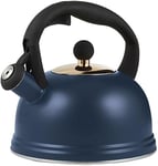 Typhoon Otto Tea Coffee Sugar Pasta Whistling Kettle & Bread Cake Storage Navy 