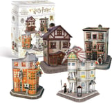 Harry Potter 7585 Diagon Alley 4 in 1 3D Puzzle Set 