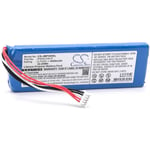 Vhbw Li-Polymère batterie 6000mAh (3.7V) pour haut-parleurs enceintes comme jbl P5542100-P