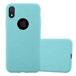 Coque pour Apple iPhone XR en CANDY BLEU Housse de protection Étui en silicone TPU flexible - Neuf