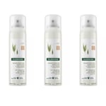 KLORANE ultra-gentle Dry Shampoo with oat milk 150 ml-3 Pack