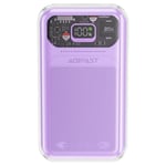 Acefast Power Bank 20000mAh pikalataus 30W Sparkling Series - Violetti