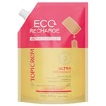 Topicrem - Eco Recharge Ultra-Hydratant, Huile de Douche - Nettoie, Nourrit, Protège - Gel Douche Visage et Corps pour Peaux Sensibles, Bébés, Enfants et Adultes - Fabrication Française - 1000 ml