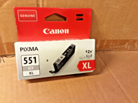 Canon CLI-551 XL Printer Ink Cartridge Grey