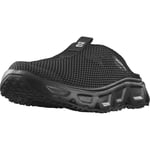 Salomon Women's Reelax Slide 6.0 Walking Shoe, Black/Black/Alloy, 8.5 UK