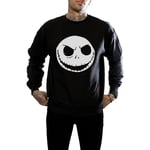 Nightmare Before Christmas Herr Jack Skellington Bomullströja Black L