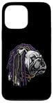 iPhone 13 Pro Max BULLDOG WITH DREADS FOR DOG AND REGGAE LOVERS Case