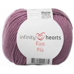 Infinity Hearts Rose Big Garn 78 MÃ¸rk gammelrosa