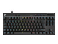 Logitech G Pro X Rapid - Tangentbord - Tkl - Bakgrundsbelyst - Usb - Qwerty - Nordiskt (Danska/Finska/Norska/Svenska) - Tangentbrytare: Linear - Svart