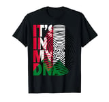 Funny Fingerprint Flag Palestine It's In My DNA Palestinian T-Shirt