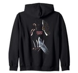 Freddy vs Jason Face Off Zip Hoodie