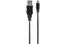 Praktica USB-A to 8 Pin Mini USB Cable 0.5m Black (Fits Z250 & WP240) :: PRACB01