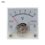 DC voltmeter Analog panelmätare 0-10V 0-10V 0-10V