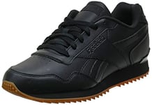 Reebok Homme Royal Glide Ripple Clip AWD Chaussures de Running compétition, Noir (Black/Gum), 34 EU