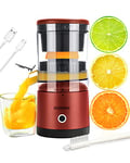 Electric Juicer Rechargeable - Citrus Juicer Machines with USB and Cleaning Brush Portable Juicer for Orange, Lemon, Grapefruit