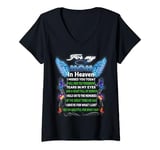 Womens For My Mother In Heaven, Mom Is My Angel In Heaven Memorial V-Neck T-Shirt