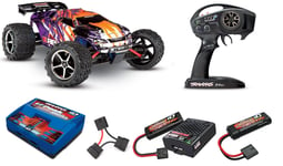 Traxxas 71076-8 E-Revo VXL 1/16 Brushless TSM RTR + TRX NiMh Set Purple