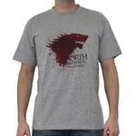 ABYstyle - GAME OF THRONES - Tshirt - "The North" - men M Sport Grey