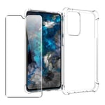 Case for Samsung Galaxy A33 5G Gel Clear Cover + Glass Screen Protector