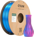 PLA Bicolore Soie Filament 1.75mm,Soyeux Dichromatique Imprimante 3D Filament PLA,1KG Bobine Coextrusion PLA Magique Soie Filament d'impression 3D pour Imprimante 3D,Rouge et Bleu Soie