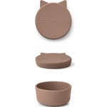 Liewood Cornelius snack box medium - Cat dark rose