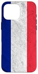 Coque pour iPhone 16 Pro Max France Flag Colours French Gift for French People