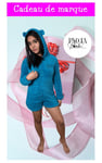 Pyjama Combinaison Short Polaire Femme Pilou Pilou Grenouillère Cosplay Onesie Animaux Deguisement Costume