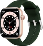 Montre Connect¿¿E Pour Homme Femme, 1,85"" Avec R¿¿Ponse/Appels, 140 Sportive Smart Watch Avec Podom¿¿Tre, Sommeil/Cardiofr¿¿Quencem¿¿Tre/Spo2, ¿¿Tanche Ip68 Smartband Pour Android Ios