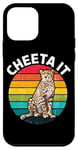 Coque pour iPhone 12 mini Cheeta It Graphique Fast Cheetah Wildlife Runner