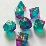 Polyhedral Polyhedral Dice Set D10 D12 D20 Game Dice  Dungeons and Dragons