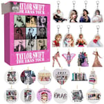 Taylor Swift Blind Box Julkalender med 24 Presenter, Dekorationer och Nyckelringar GJ185-004 Blind Box