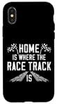 iPhone X/XS Drag Racing Race Car Vintage Home Is Where The Race Track Is Case