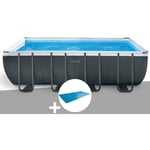 Kit piscine tubulaire Intex Ultra xtr Frame rectangulaire 5,49 x 2,74 x 1,32 m + Bâche à bulles