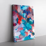 Come As You Are Abstract Canvas Wall Art Print Ready to Hang, Framed Picture for Living Room Bedroom Home Office Décor, 60x40 cm (24x16 Inch)