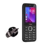 TTfone TT240 Simple Easy to use Mobile Phone - 3G KaiOS Feature Smartphone (with Mains Charger)